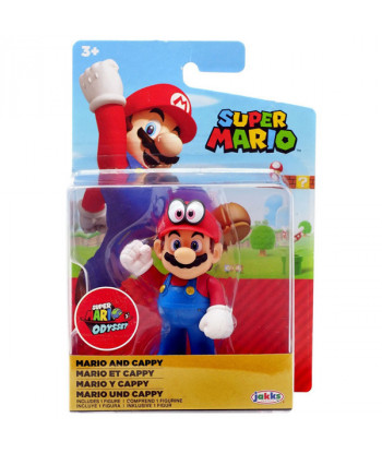 World Of Nintendo Super Mario Mario And Cappy 2 5 Inch Figure
