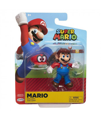 World Of Nintendo Mario With Cappy 4 Inch Figure