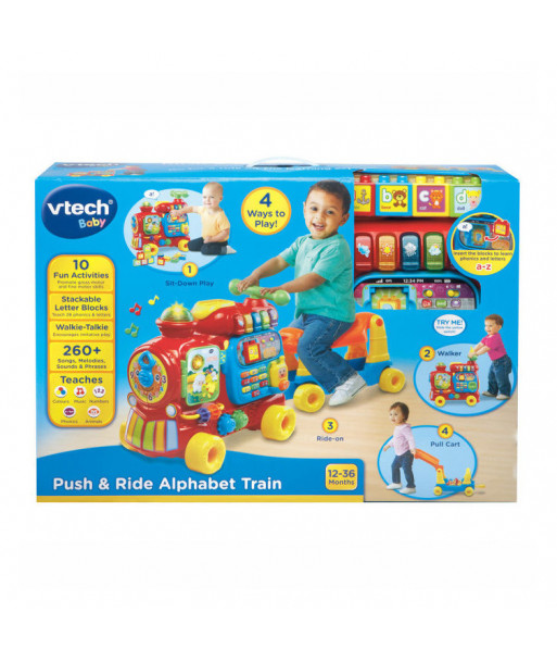 Vtech Push Ride Alphabet Train Ridealong Toy