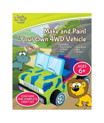 Make Paint Your Own 4wd Vehicle Activity Kit