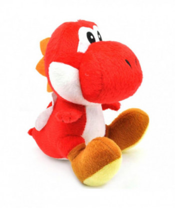 18cm Yoshi Plush Super Mario Bros Soft Stuffed Dragon Toys Red
