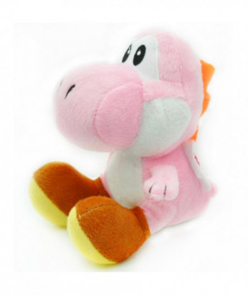 18cm Yoshi Plush Super Mario Bros Soft Stuffed Dragon Toys Pink