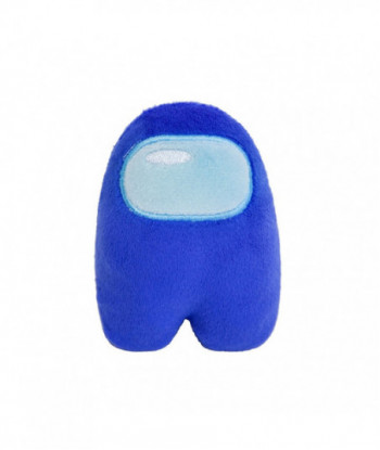 10cm Among Us Plush Soft Stuffed Musical Game Squeeze Plush Blue
