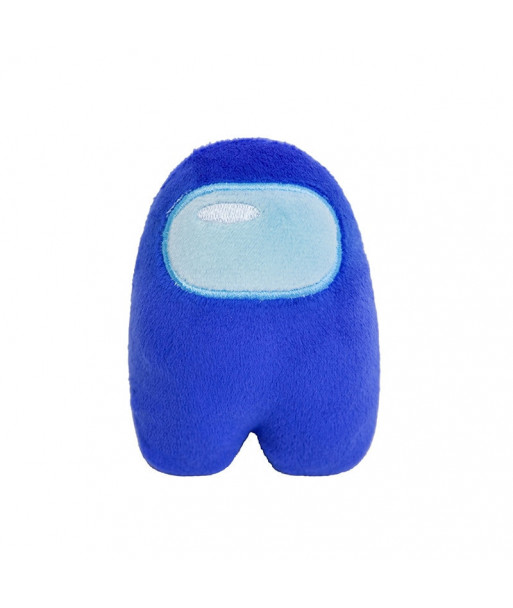 10cm Among Us Plush Soft Stuffed Musical Game Squeeze Plush Blue