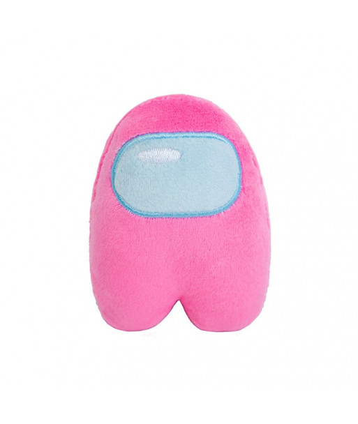 10cm Among Us Plush Soft Stuffed Musical Game Squeeze Plush Pink