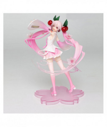 18cm Hatsune Miku Pink Sakura Hair Action Figure Toy