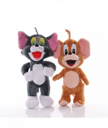 2pcs Set 15cm Tom Jerry Plush Stuffed Soft Toy